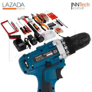 ENZO สว่านไร้สาย แบต 26V พร้อมอุปกรณ์ชุดใหญ่