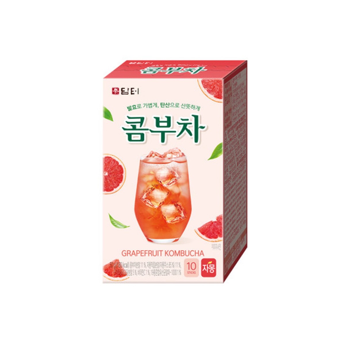 [Original] 콤부차자몽 Damtuh Grapefruit Kombucha (ชาเกรฟฟรุตหมักแบบชง 10 ซอง