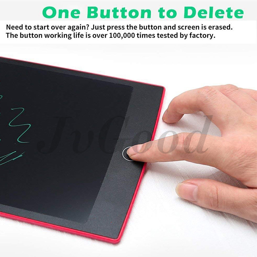 JvGood bảng viết điện tử cho máy tính màn hình 8.5 inch, bảng vẽ điện tử tự xóa qùa tặng cho bé thật ý nghĩa