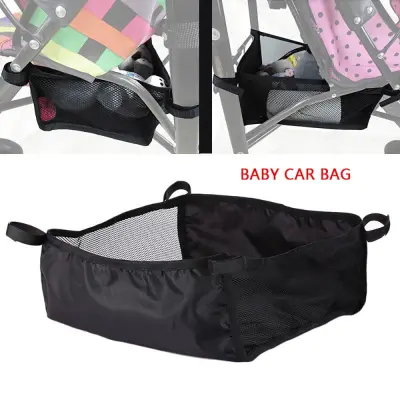 MEDIA Infant Portable Baby Bottom Basket Stroller Basket Hanging Basket Stroller Accessories Pram