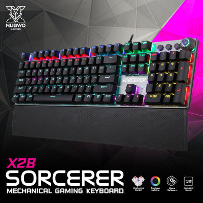 ดูภาพ คีย์บอร์ดเกมมิ่ง Nubwo X28 red switch เพิ่มเติม คีย์บอร์ดเกมมิ่ง Nubwo X28 red switch