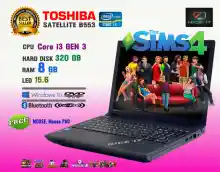 ภาพขนาดย่อสินค้าโน๊ตบุ๊ค Notebook Toshiba Core i3 Gen3 Ram 8 GB.(Fifa4, Freefire, PUBG mobile, Sim4, Roblox, Hon, PB ทดสอบแล้วเล่นได้ครับ)