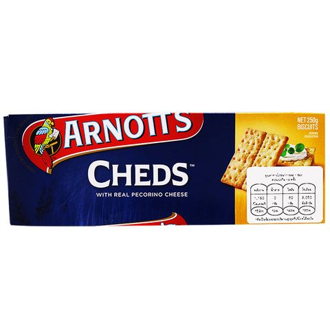 Arnott's Cheds Cracker Biscuits 250g.