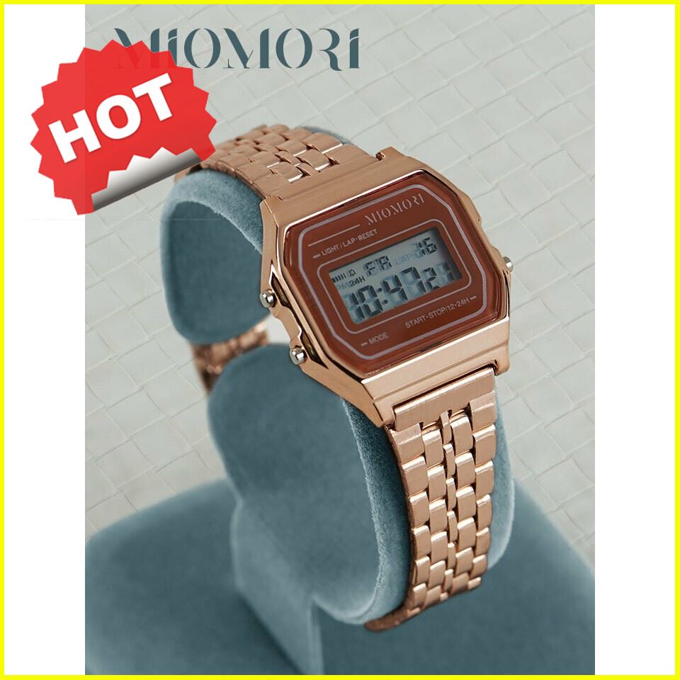 HOT !!สินค้าดี มีคุณภาพ ราคาถูก ## MIOMORI นาฬิกาข้อมือ สำหรับผู้หญิง Digital Watch ##นาฬิกาข้อมือ แว่นตา กรอบ smart watch