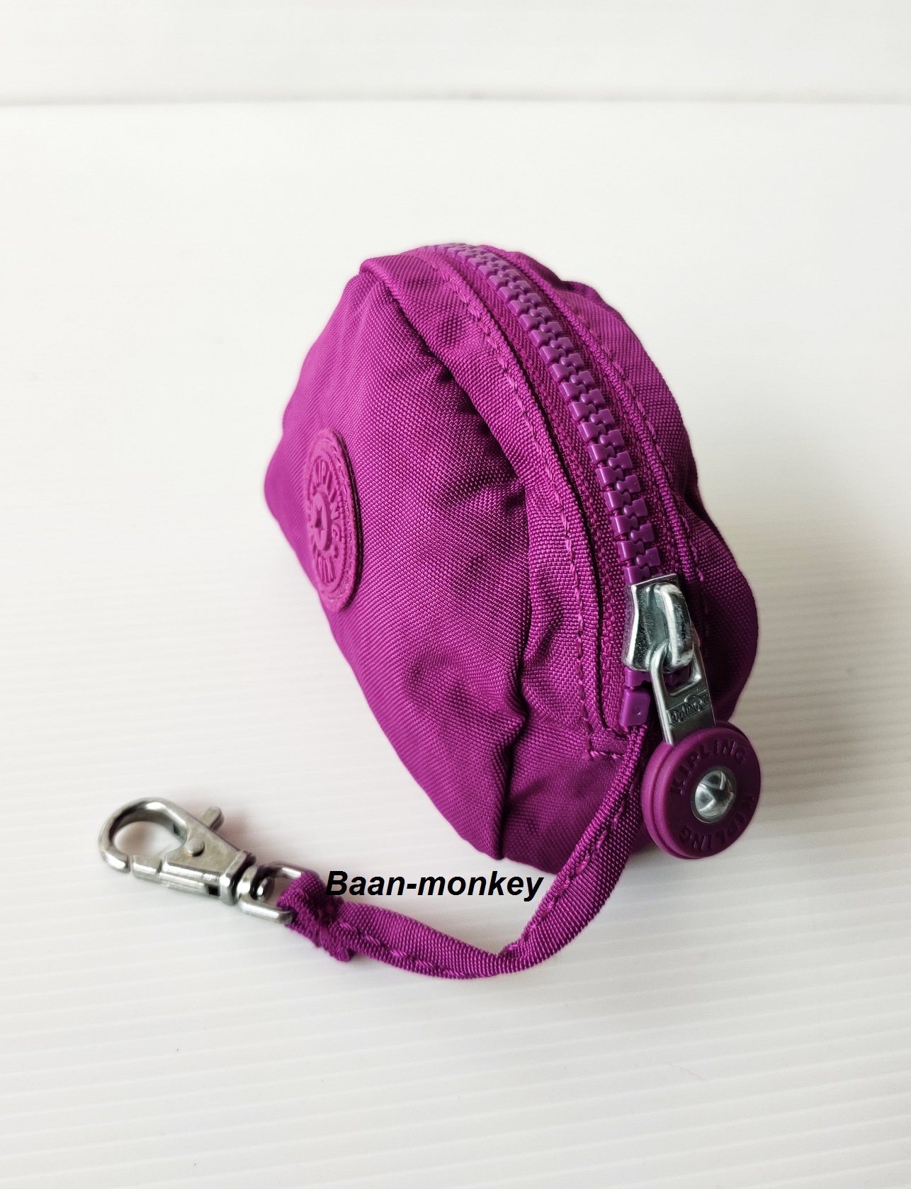 KIPLING SHOP ของแท้เบลเยี่ยมกระเป๋าใส่เหรียญ,กุญแจ KIPLING TRIXS Purple