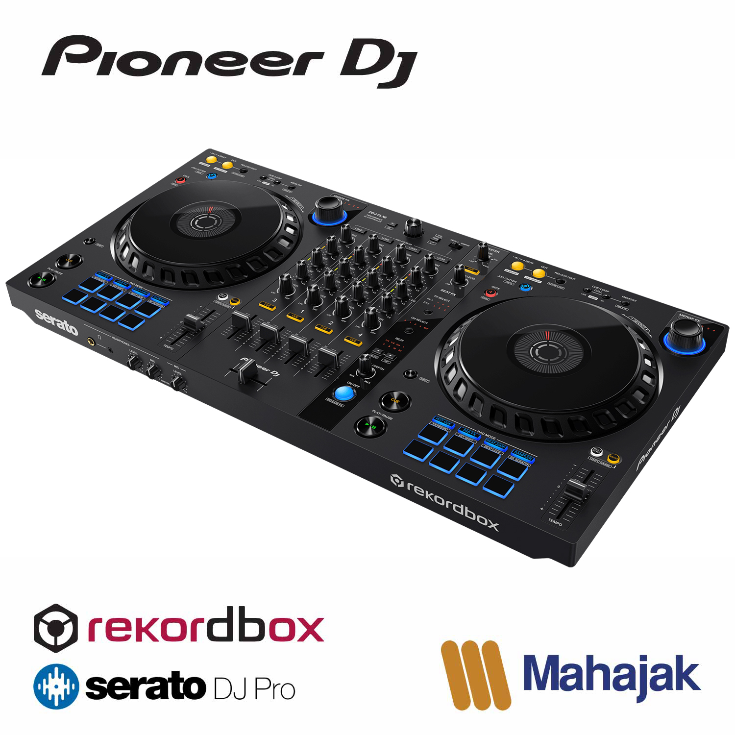 Pioneer DJ DDJ-FLX6 | 4-channel DJ controller for rekordbox and Serato DJ Pro