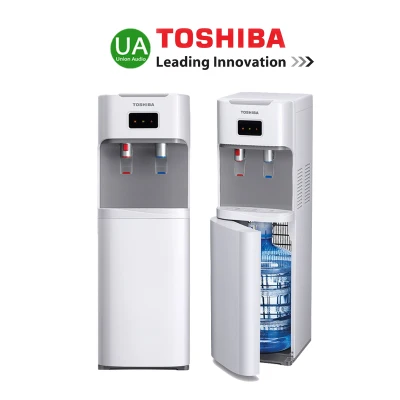 Toshiba เครื่องทำน้ำร้อน/น้ำเย็น รุ่น RWF-W1669BK ใส่ถังด้านล่าง สวิตซ์ควบคุมการทำงานของน้ำร้อน-น้ำเย็นอิสระ (ไม่มีขวดน้ำ) W1669