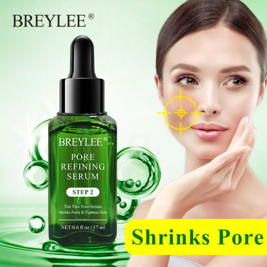 Serum BREYLEE Pore Refining Face Serum Tinh Chất Dưỡng Da Mặt 17ml Thu Nhỏ Lỗ Chân Lông Loại Bỏ Nếp Nhăn Chống Lão Hóa Làm Căng Bóng Da.