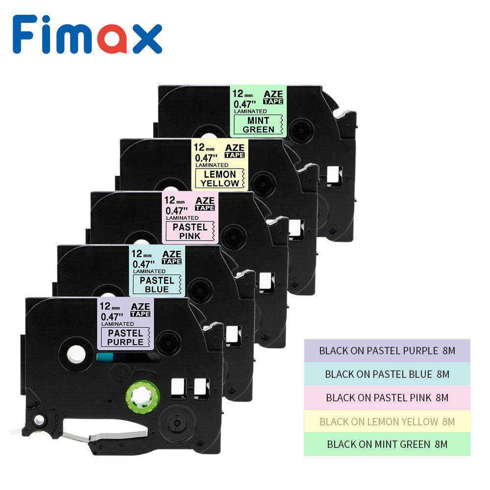 2PK 0.47/" TZ-231 Black on White Label Tape For Brother P-Touch PT-1830 PT-1880