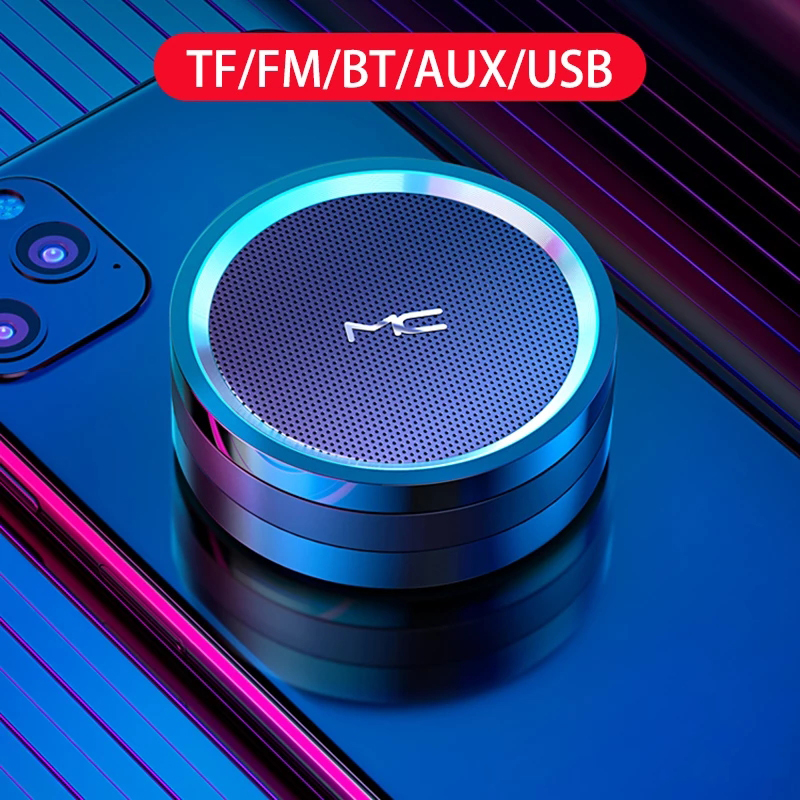 MC A7 Mini Wireless Bluetooth Speaker Portable Bass Waterproof Outdoor ...