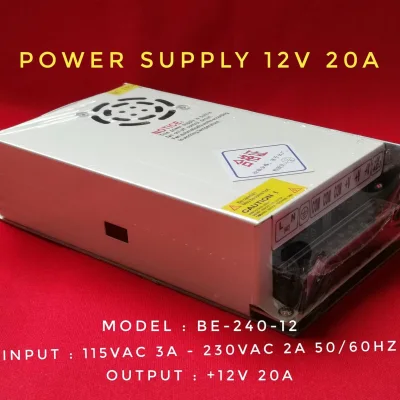 Switching Power Supply DC12V 20A