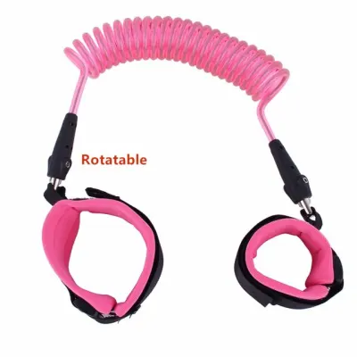 1.5-2.5m Kids Safety Harness Adjustable Children Leash Anti-lost Wrist Link Traction Rope Baby Walker Wristband