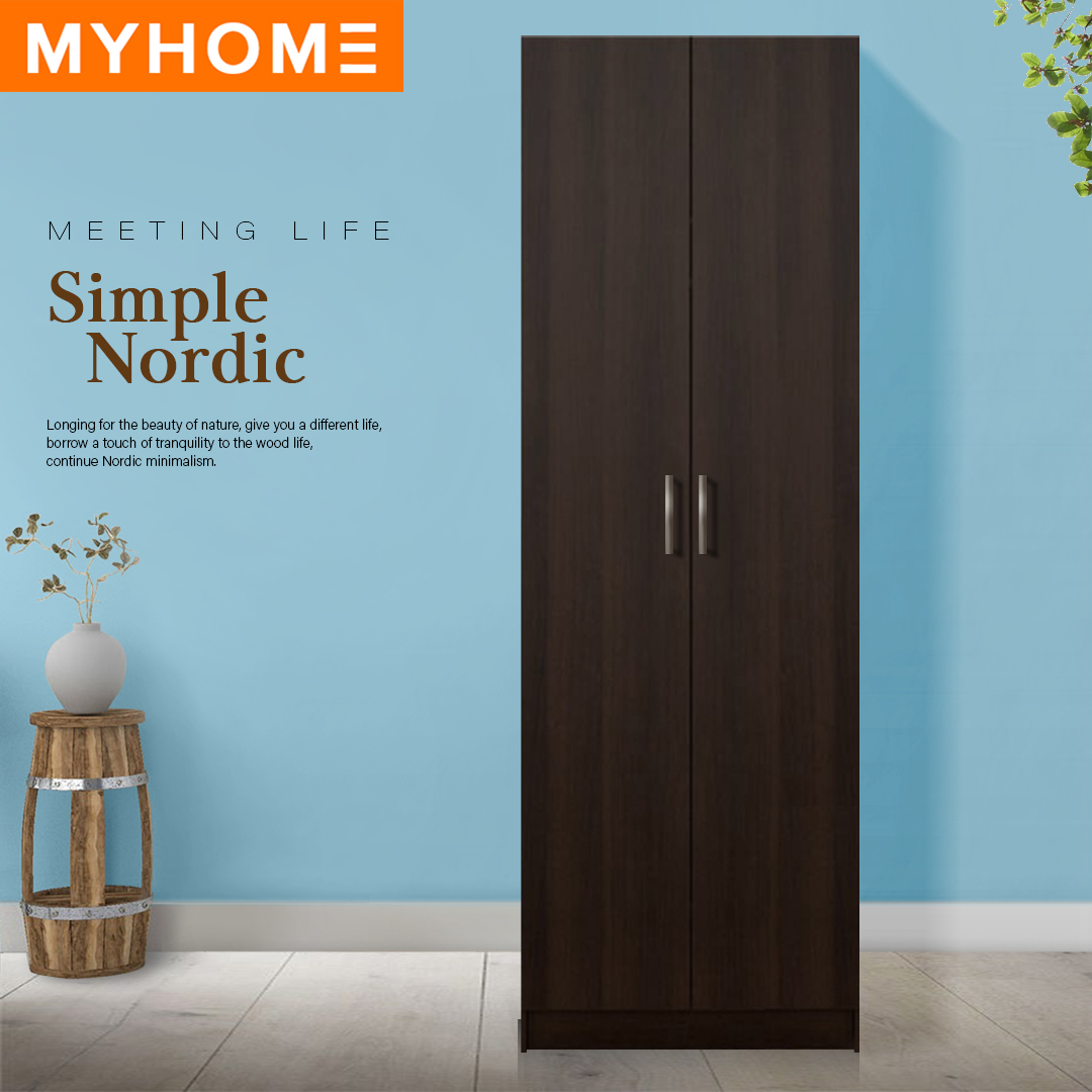 MYHOME DESIGN : ตู้เสื้อผ้า ตู้เสื้อผ้าไม้ ตู้ คุณภาพดี แข็งแรง ทนทาน (Home & Living Bedroom Furniture 2 or 3 Door Wardrobe)