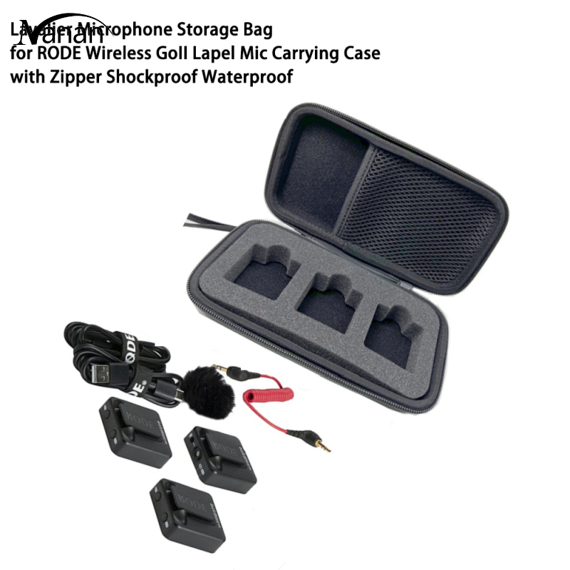 Rode Wireless Go 2 Khanka Hard Travel Case Replacement For