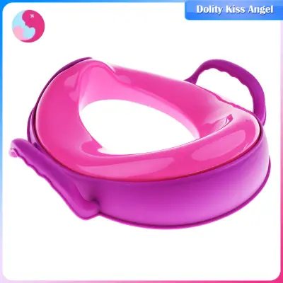 Dolity Kids Toilet Seat Potty Training Childrens Train Toddler Portable Adaptor Trainer