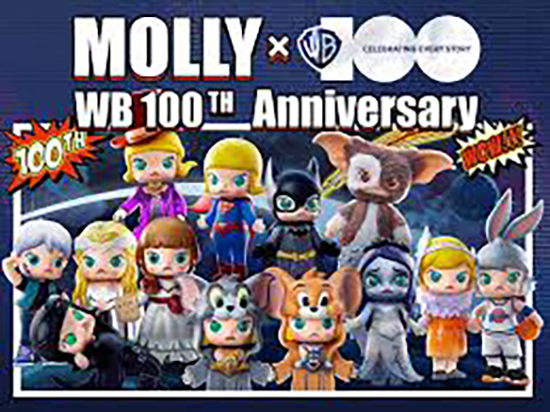POP MART MOLLY×WB100th Anniversary Molly x Warner Bros. 100th Anniversary Series - POP MART