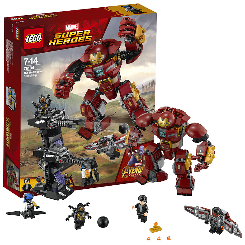 Lego Building Blocks Iron Man Series AntiHulk Armored Mech Small