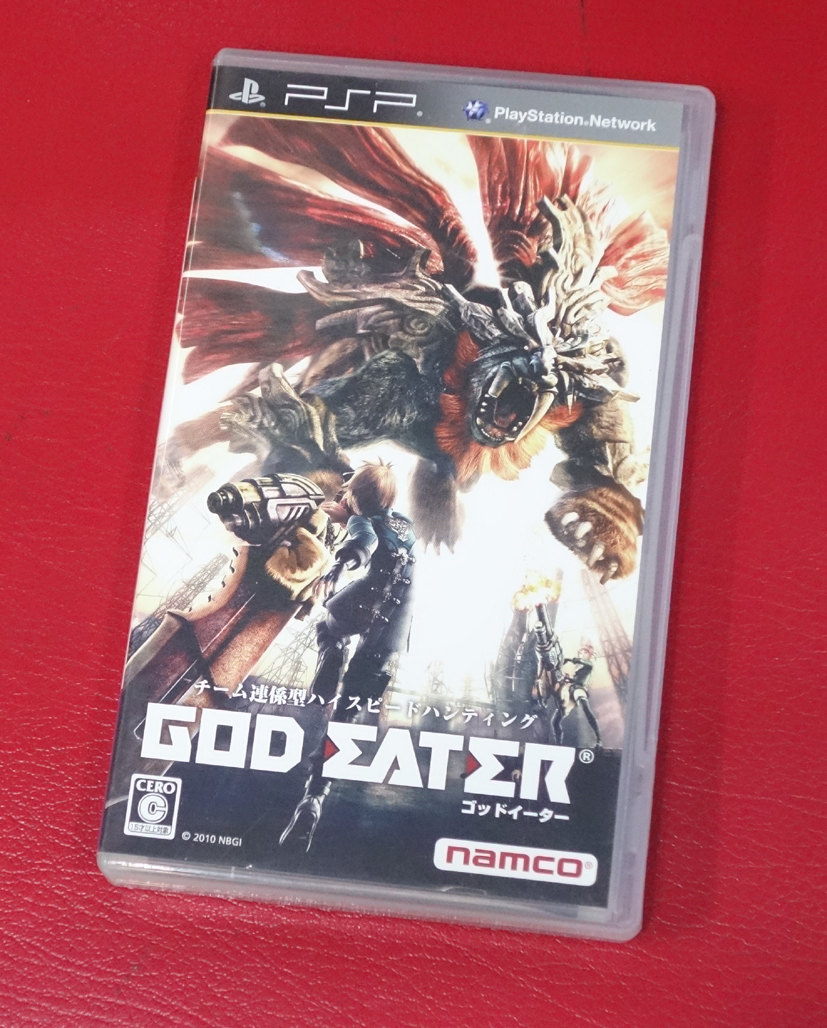 A2 ขายแผ่นเกมส์ของแท้ SONY PSP เกมส์ตามปก GOD EATER  สินค้าใช้งานมาแล้วสภาพดีโซนเจแปนภาษาญี่ปุ่น