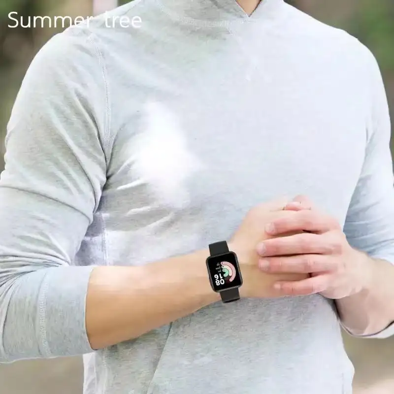 ภาพสินค้าสายนาฬิกาข้อมืออัจฉริยะ สายนาฬิกาสมาร์ทวอทช์ สำหรับ Xiaomi Mi Watch Lite จากร้าน s tree บน Lazada ภาพที่ 7