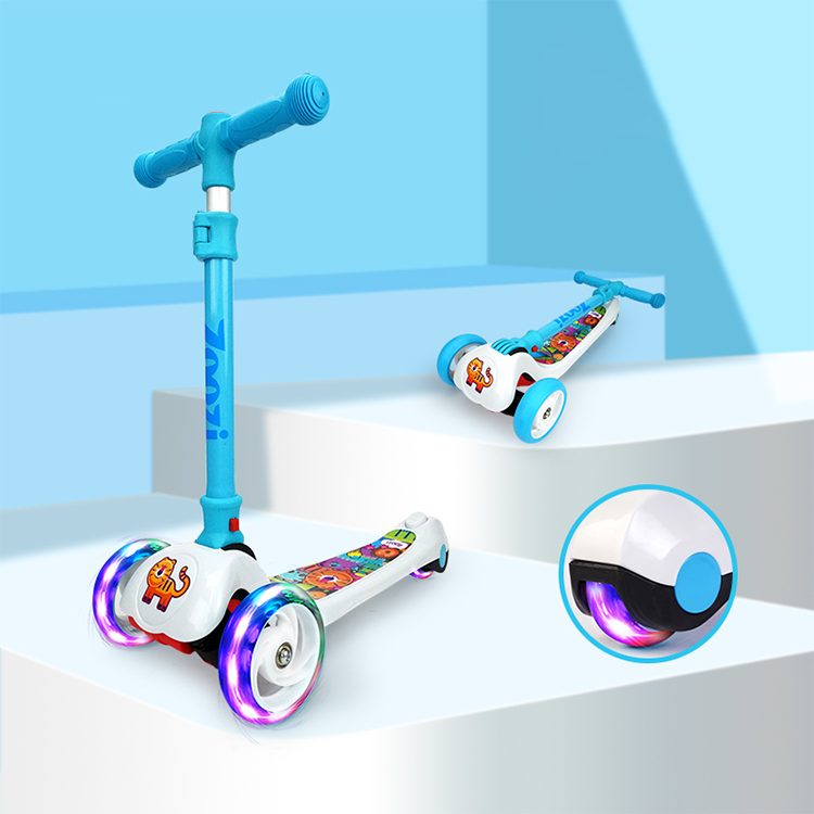 Zoozi Twist Scooter - Pink , Blue , white ซูซ่ สกู๊ตเตอร์ 3ล้อ - สีชมพู , สีฟ้า , สีขาวของเล่นเด็ก