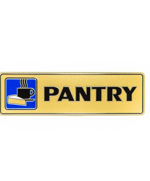Gara Cityart nameplate ป้ายอลูมิเนียม - PANTRY SGB9101 สีทอง