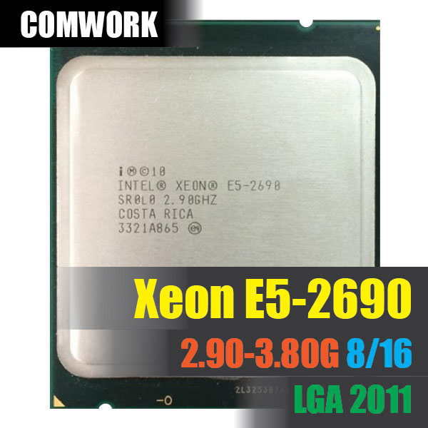 ซีพียู Intel Xeon E5 2690 Lga 2011 Cpu Processor X79 C602 Mac Pro 2013 Workstation Server Dell Hp Comwork. 