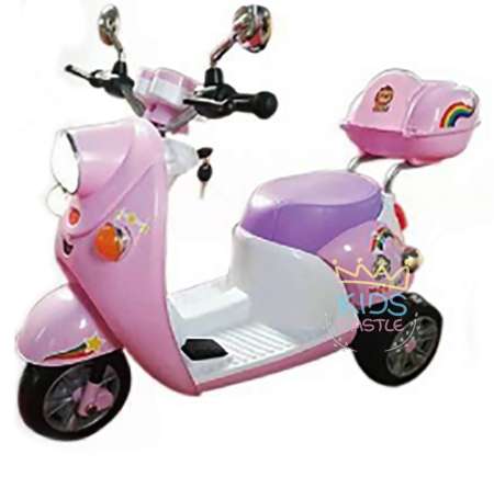 Kids castle รถแบตเตอรี่เด็กนั่งฟีโน่รุ่นใหม่(คันใหญ่) มีกล่องใส่ของด้านหลัง