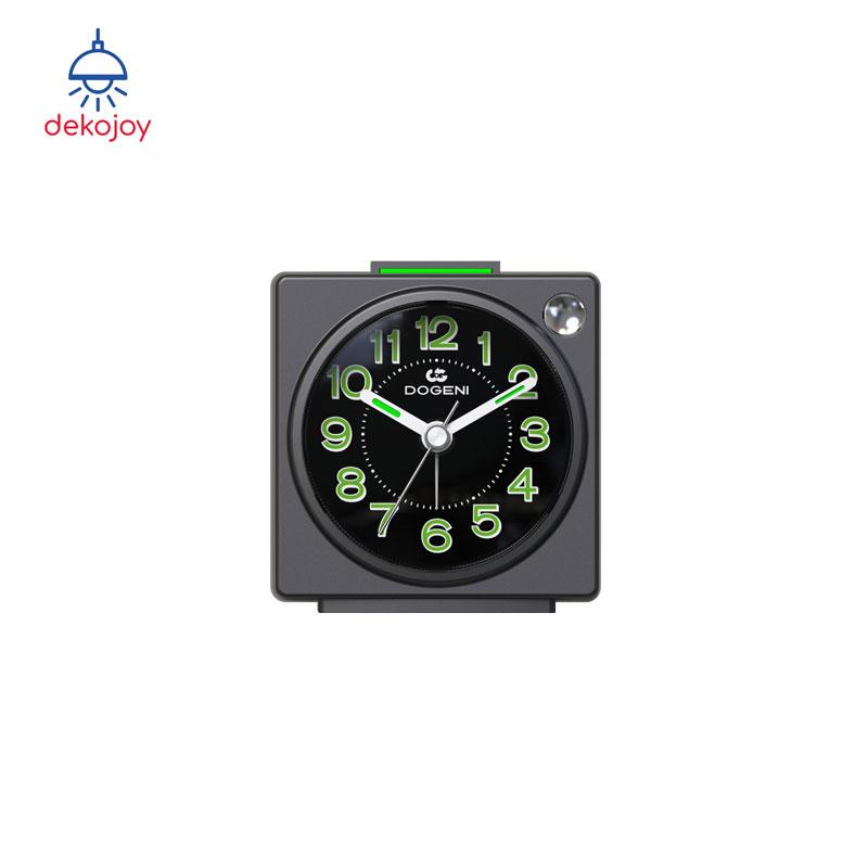 DOGENI นาฬิกาปลุก รุ่น TEP006RE TEP006SL TEP006WT TEP006BL ขนาด : กว้าง 6.2 x สูง 6.6 x หนา 3.3ซม. นาฬิกาปลุกตั้งโต๊ะ เสียงสัญญาณ มีพรายน้ำ เข็มเดิน
