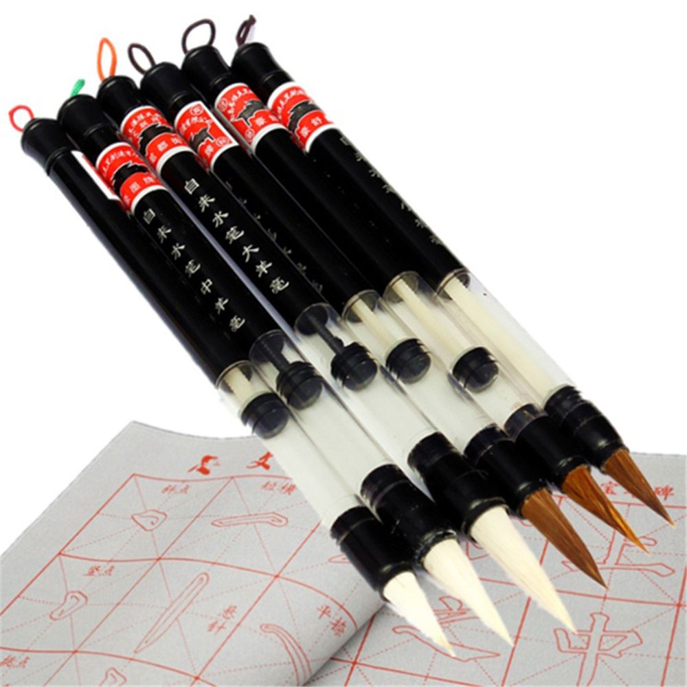 MMLUCK 1 Chiếc Bút Vẽ Viết Len Tự Động Thực Hành Tái Sử Dụng Sơn Bút Cọ Mực Nước Pít-tông Bút Cọ Nước Thư Pháp Nhật Bản Trung Quốc
