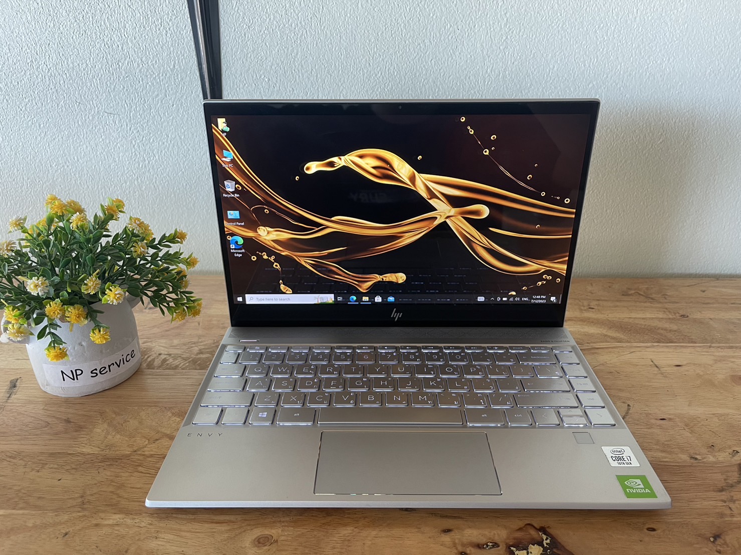 Hp Envy 13 CoreI7-10510U Ram8GB SSD 512 GB จอ13.3 FHD การ์ดจอแยก มือสอง ...