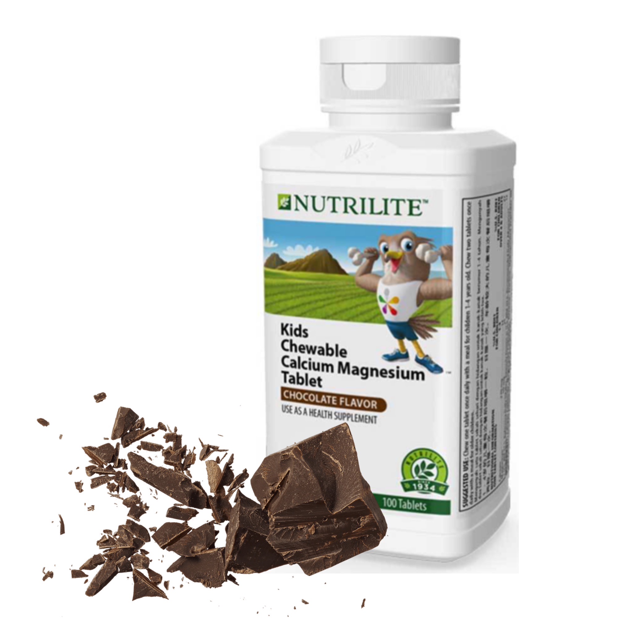 แคลเซียมสำหรับเด็ก Nutrilite Kids Chewable Calcium Magnesium Tablet