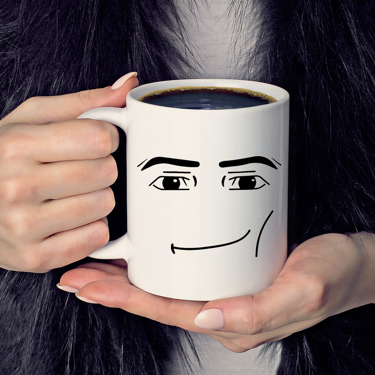 Roblox Face Mug and Plate 