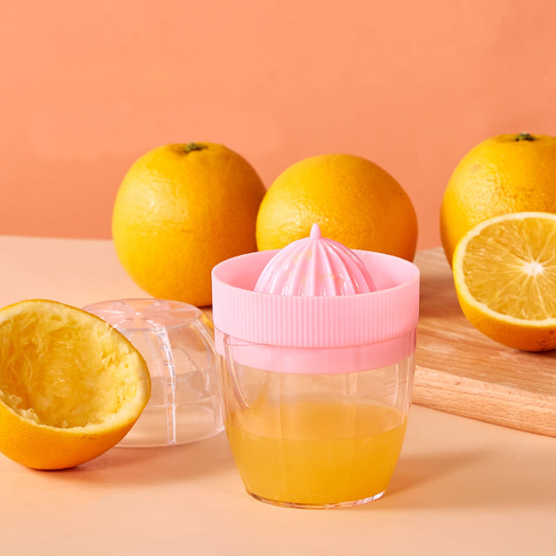 Lohaslife ที่เรียบง่ายในครัวเรือนแบบพกพาถ้วยคั้นน้ำผลไม้พลาสติกมะนาวส้มมินิมัลติฟังก์ชั่นคั้นน้ำผลไม้