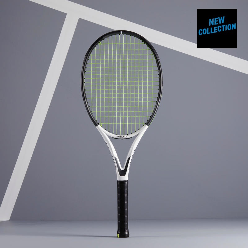 Adult tennis racket - Lite V2 - Black, white