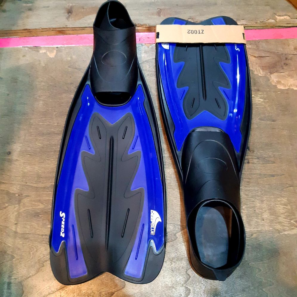 Deep blue Speed2 Fins Size 40-42 SCUBA DIVING ตีนกบ ฟิน