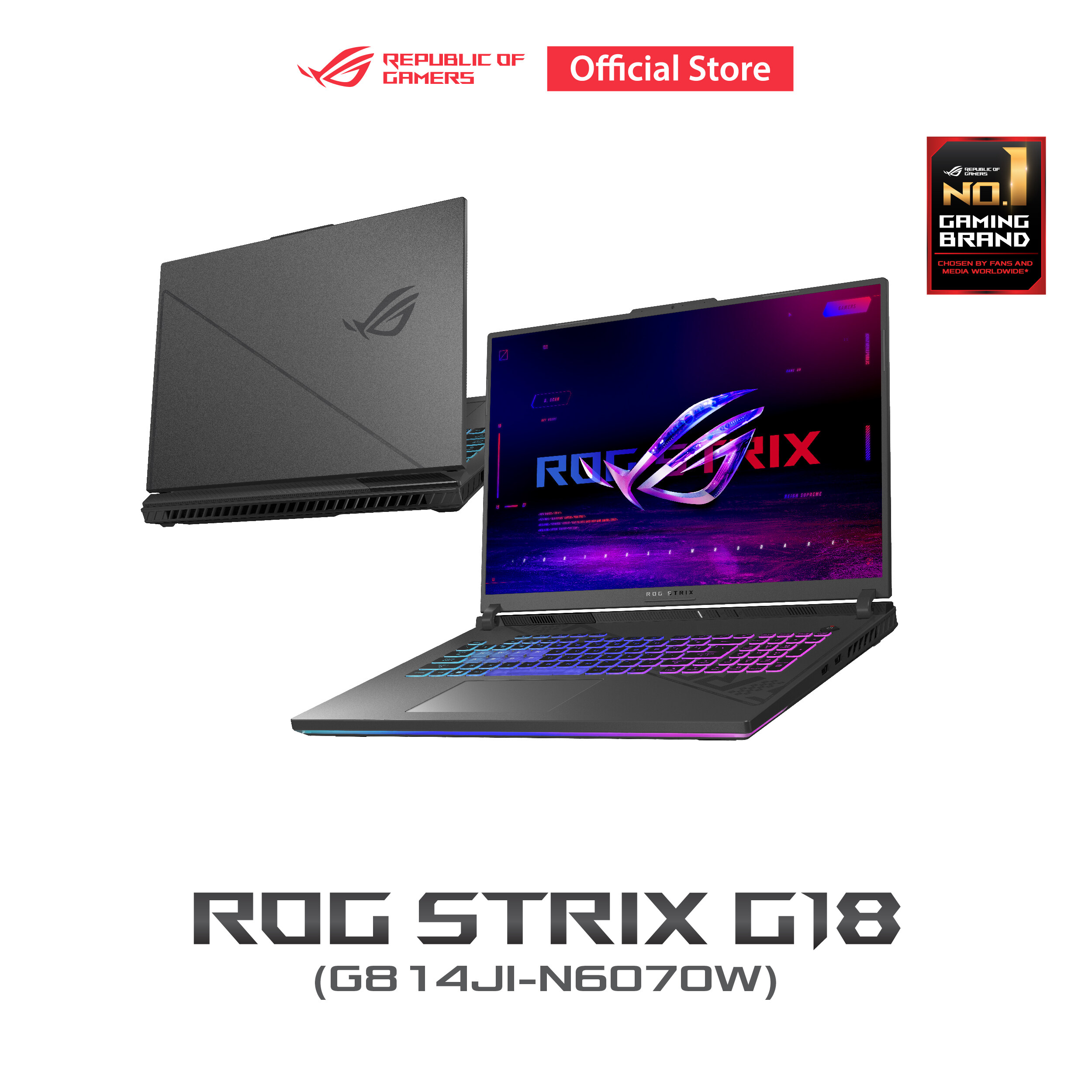 ASUS ROG Strix G18 gaming laptop 18", 240Hz QHD+ IPS