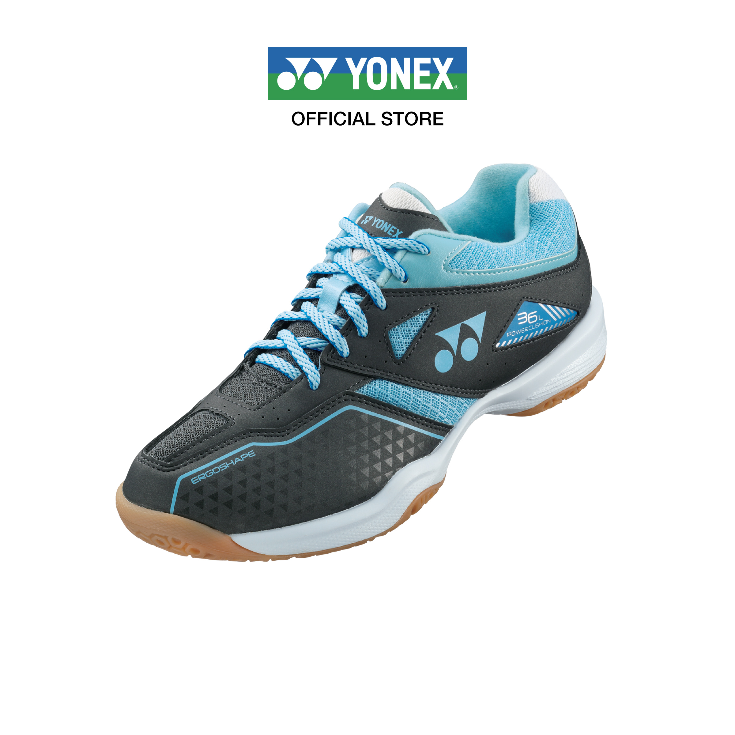 (SIZE US WOMEN) รองเท้าแบดมินตัน YONEX รุ่น POWER CUSHION 36 WOMEN (SHB36) รองเท้าสำหรับผู้เริ่มต้นเล่นแบดมินตัน มีคุณสมบัติช่วยรองรับแรงกระแทกพร้อมแรงส่งตัว