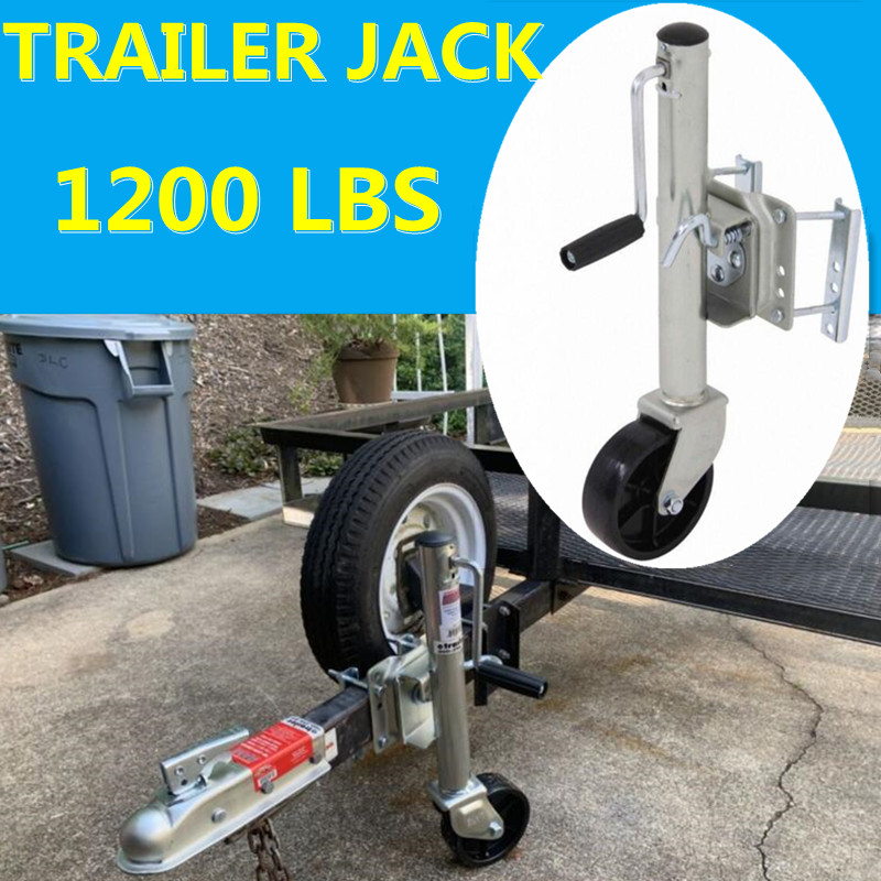 RAM 6inch wheel trailer jack ล้อหน้าเทรลเลอร์ ขนาด 1,200 ปอนด์ แบบล้อเดี่ยว TRAILER JACK 1200 LBS ล้อ 6 นิ้ว 1200 LBS CAP Trailer jack jockey wheel trailer parts ล้อหน้าเทรลเลอร์ ขนาด 1,200 ปอนด์ แบบล้อเดี่ยว