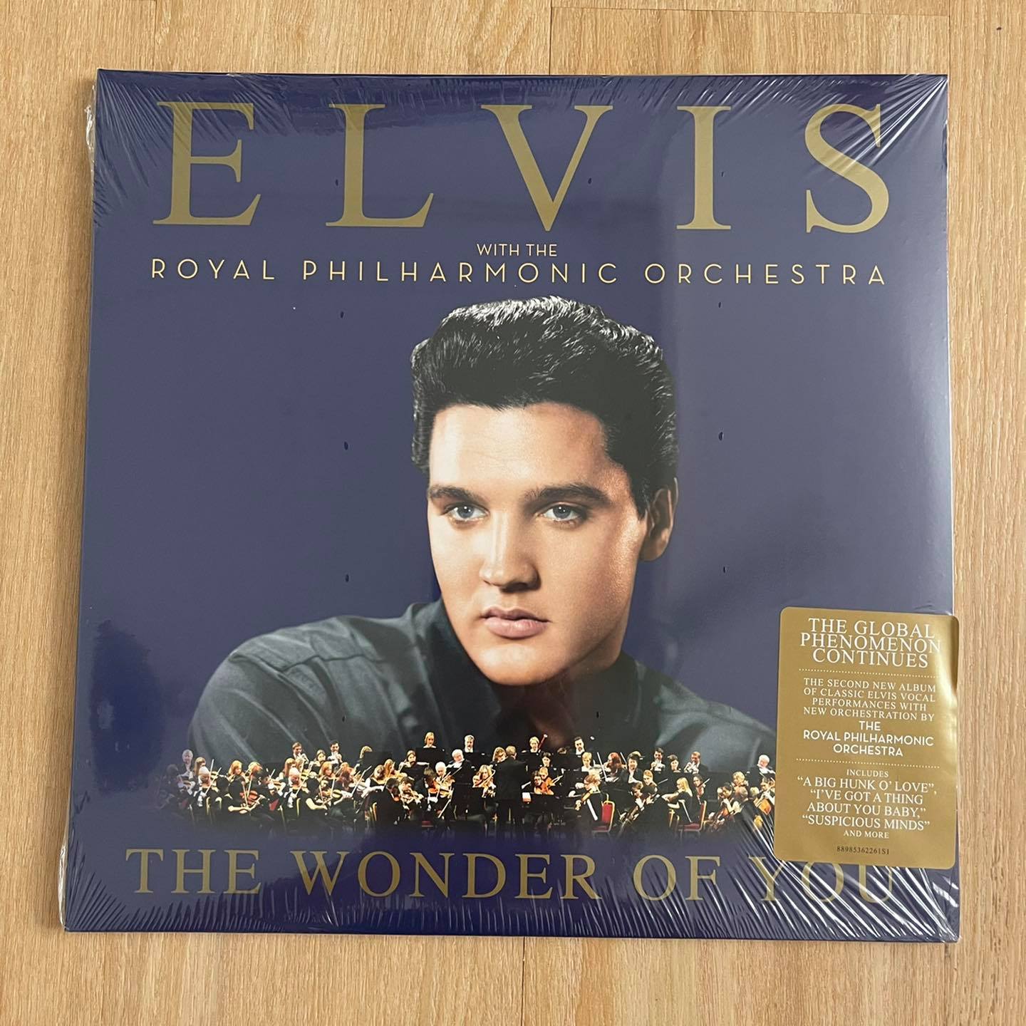 แผ่นเสียง Elvis* With The Royal Philharmonic Orchestra – The Wonder Of You 2LP (แผ่นใหม่,ซีล,มือหนึ่ง)