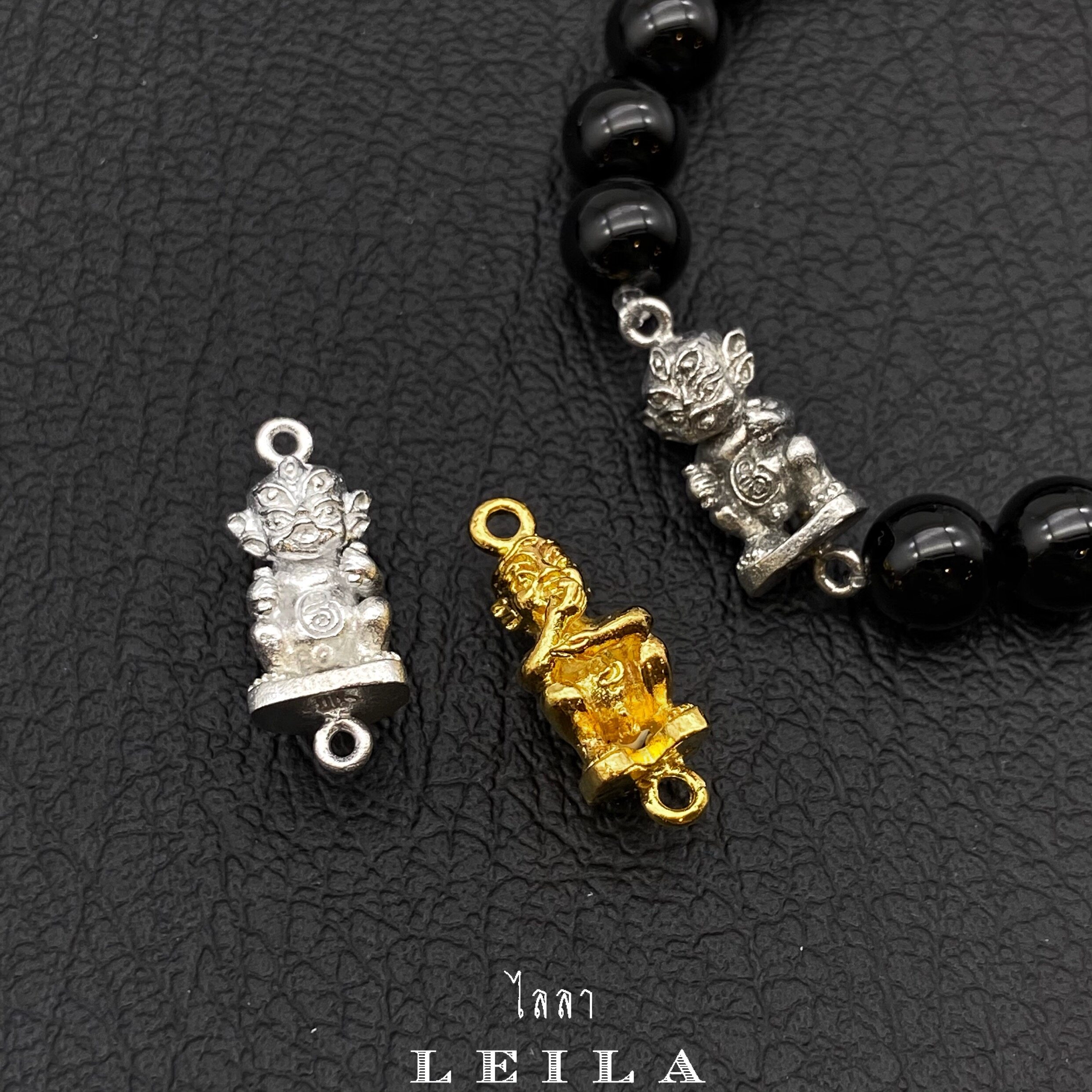 Leila Amulets พญาสี่หูห้าตา (พร้อมกำไลหินฟรีตามรูป)