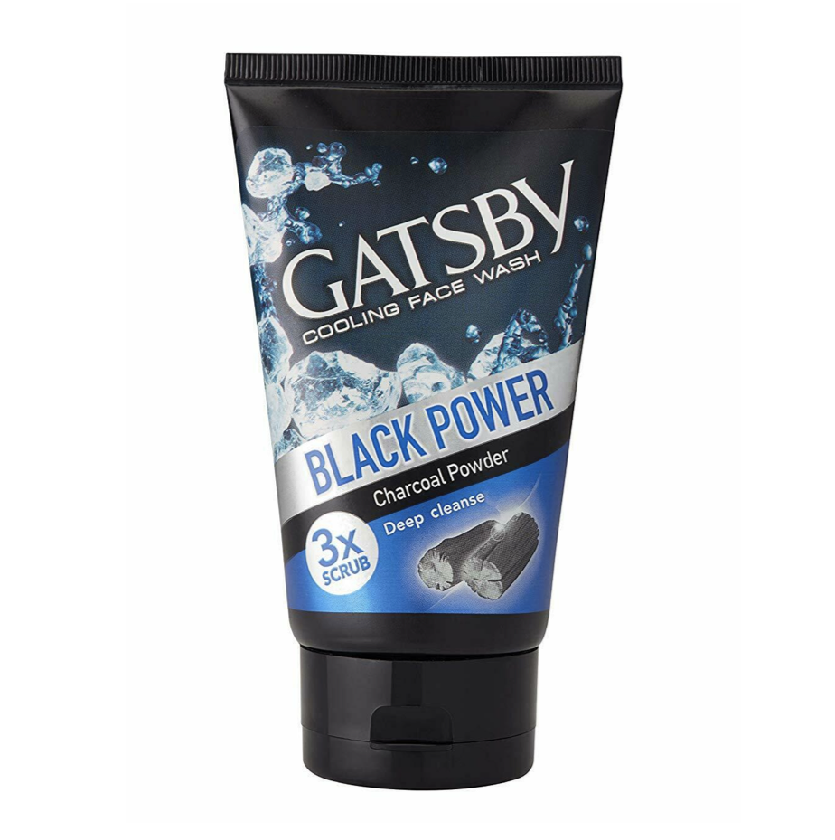Gatsby Cooling Face Wash Black Power แก๊สบี้ คูลลิ่ง แบล็ค พาวเวอร์ โฟมล้าง สำหรับผู้ชาย 100ml.