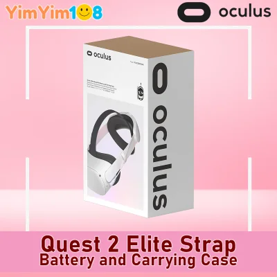 Oculus Quest 2 Elite Strap with Battery and Carrying Case for Enhanced Comfort and Playtime in VR - Accessories