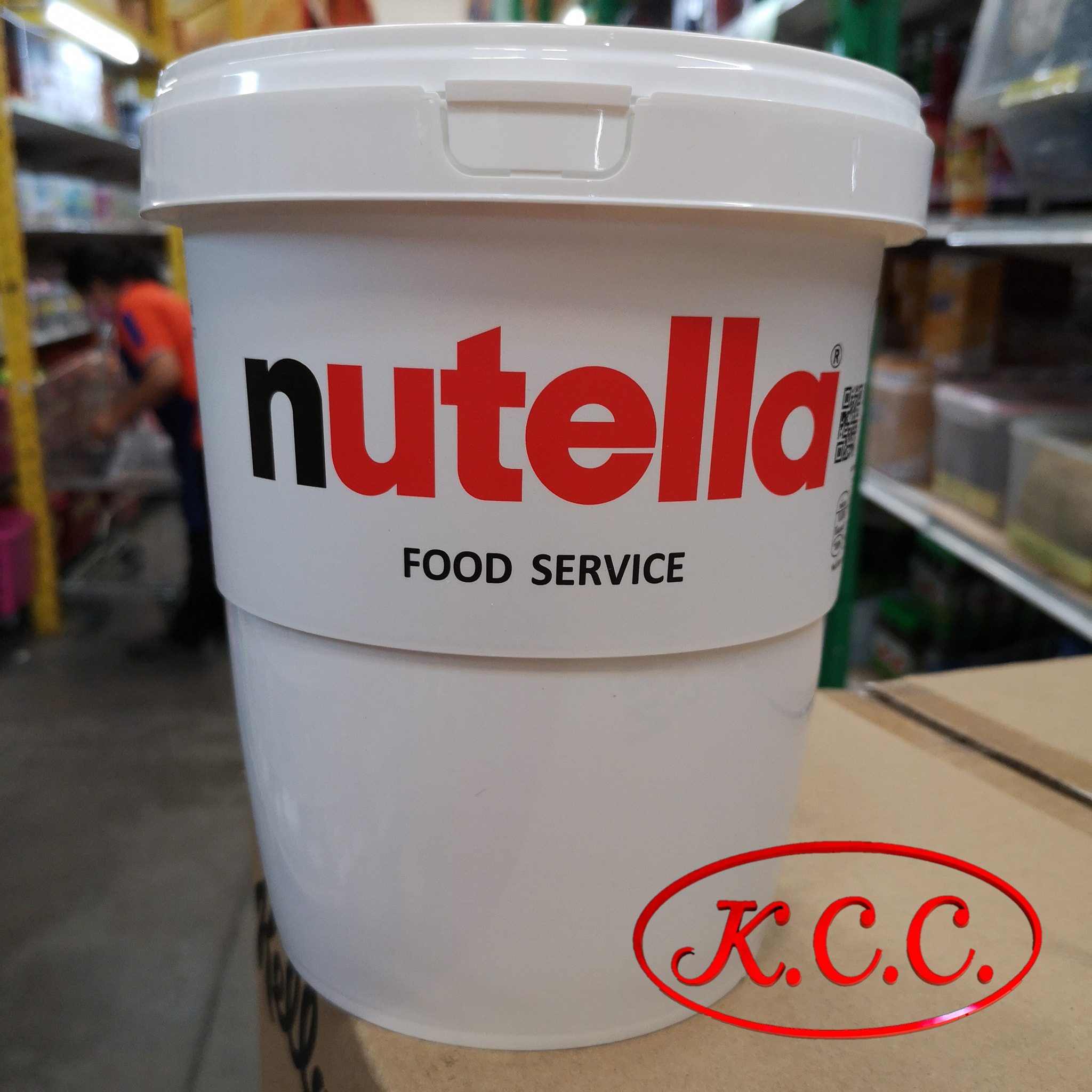 KCC นูเทลล่า เฮเซลนัทบด ผสม โกโก้  3 กิโลกรัม (3000 กรัม) Nutella Hazelnut Cocoa Spread 3 kg. (3000 g.)
