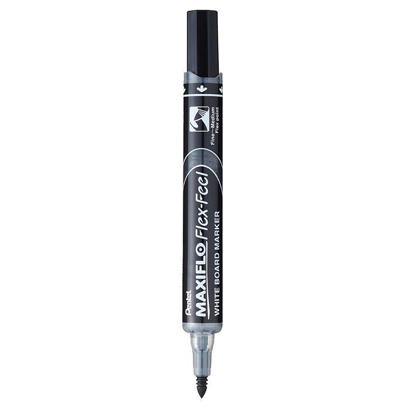 Electro48 เพนเทล ปากกาไวท์บอร์ด MAXIFLO Flex-Feel หมึกสีดำ