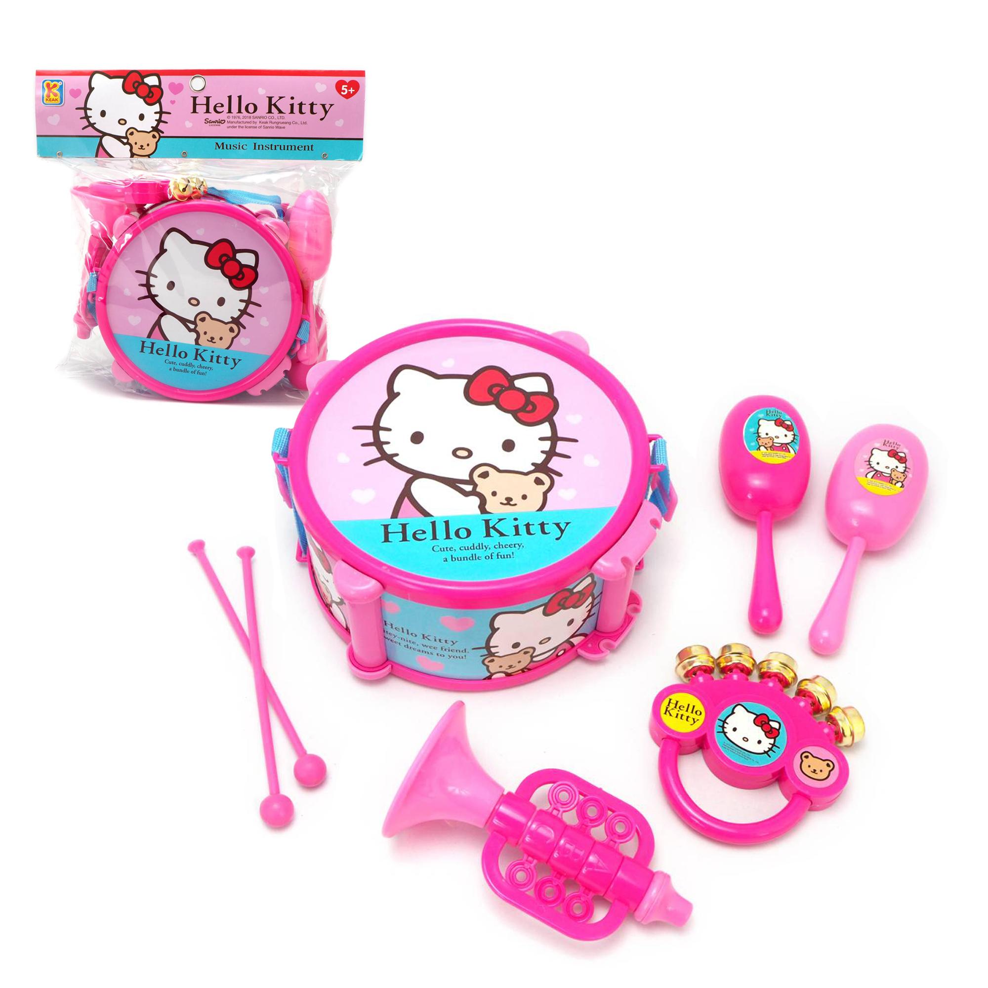thetoy Hello Kitty ชุดดนตรี คิตตี้ ลายลิขสิทธิ์แท้ ขนาด ย 19*ก 10*ส 19 ซม. ของเล่นเด็ก เครื่องดนตรี