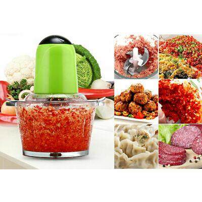 เครื่องช่วยบดสับอาหาร (เช่น สับหมู สับเนื้อ สับปลา บดพริกไทยเม็ด ปั่นทำน้ำพริก) เครื่องบดสับเนื้อสัตว์อเนกประสงค์ เครื่องบดสับ เครื่องผสมอาหาร เครื่องบดเนื้อสัตว์ (สีเขียว) ครื่องบดสับ เครื่องปั่น ผสมอาหาร ไฟฟ้า อเนกประสงค์ electric multi - function meat