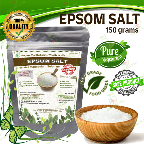 EPSOM SALT Hydrated Magnesium Sulphate, Rechaka Namak HIGH QUALITY FOOD GRADE