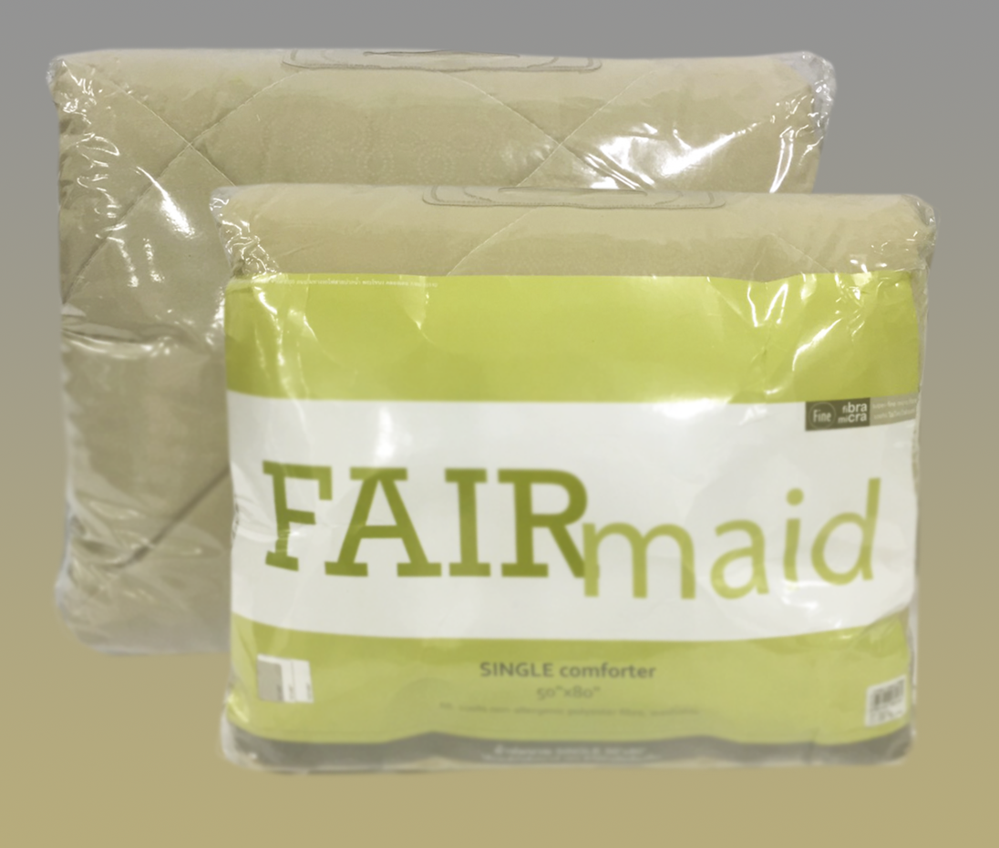 FAIRmaid  ผ้าห่มนวมเย็บติด ลาย Infinity ขนาด 50