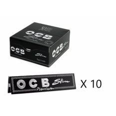 OCB Slim Kingsize Rolling Paper กระดาษมวนบุหรี่ OCB (10 ตลับ)