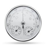 130mm Wall Hanging Weather Thermometer Hygrometer Barometer -30~50℃ 0~100%Rh